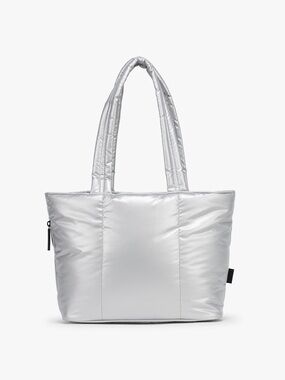 Calpak Luka Mini Tote - Silver - NWT